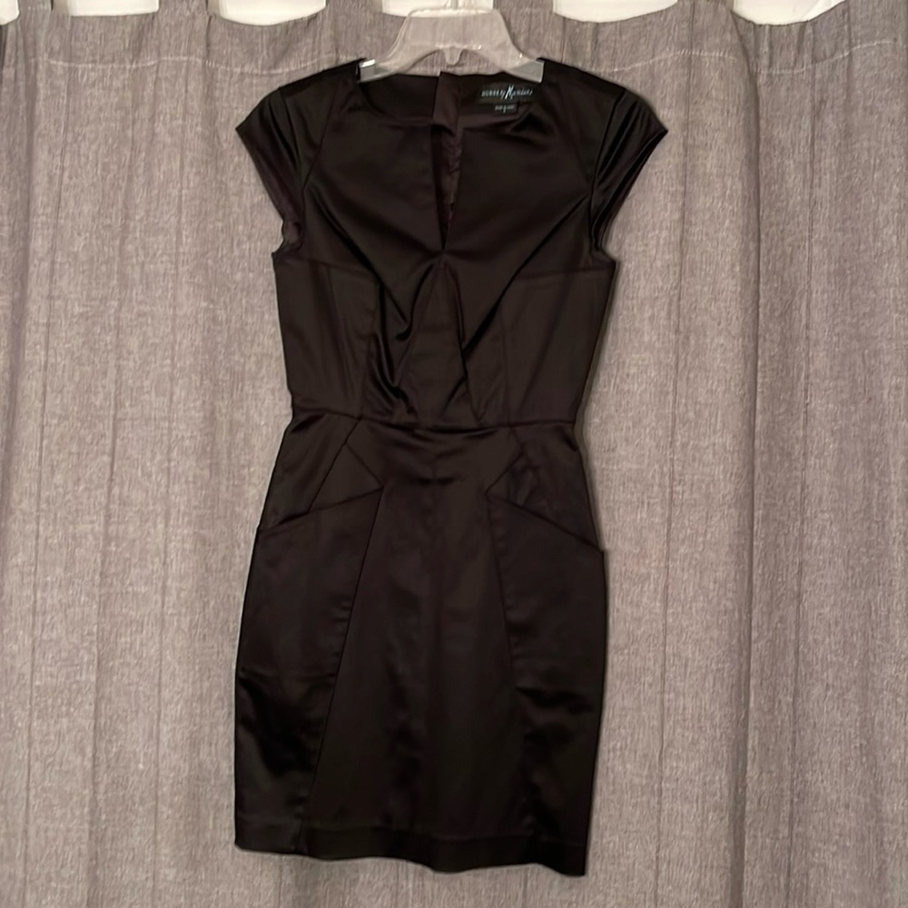 Women’s Guess by Marciano Black Satin dress, size 2